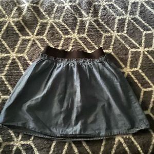 Girls| Small Blue Skirt w Elastic Waist Band